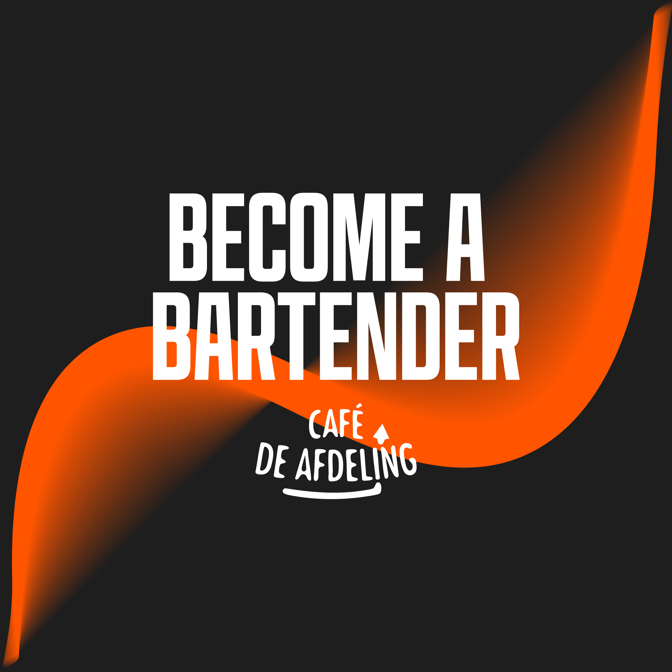 Become a bartender poster